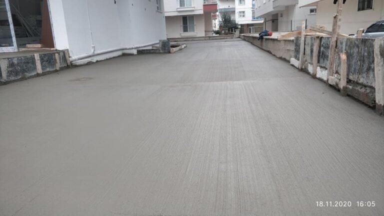 Saadet Evleri Projemizde Saha Betonu Tamamlandı